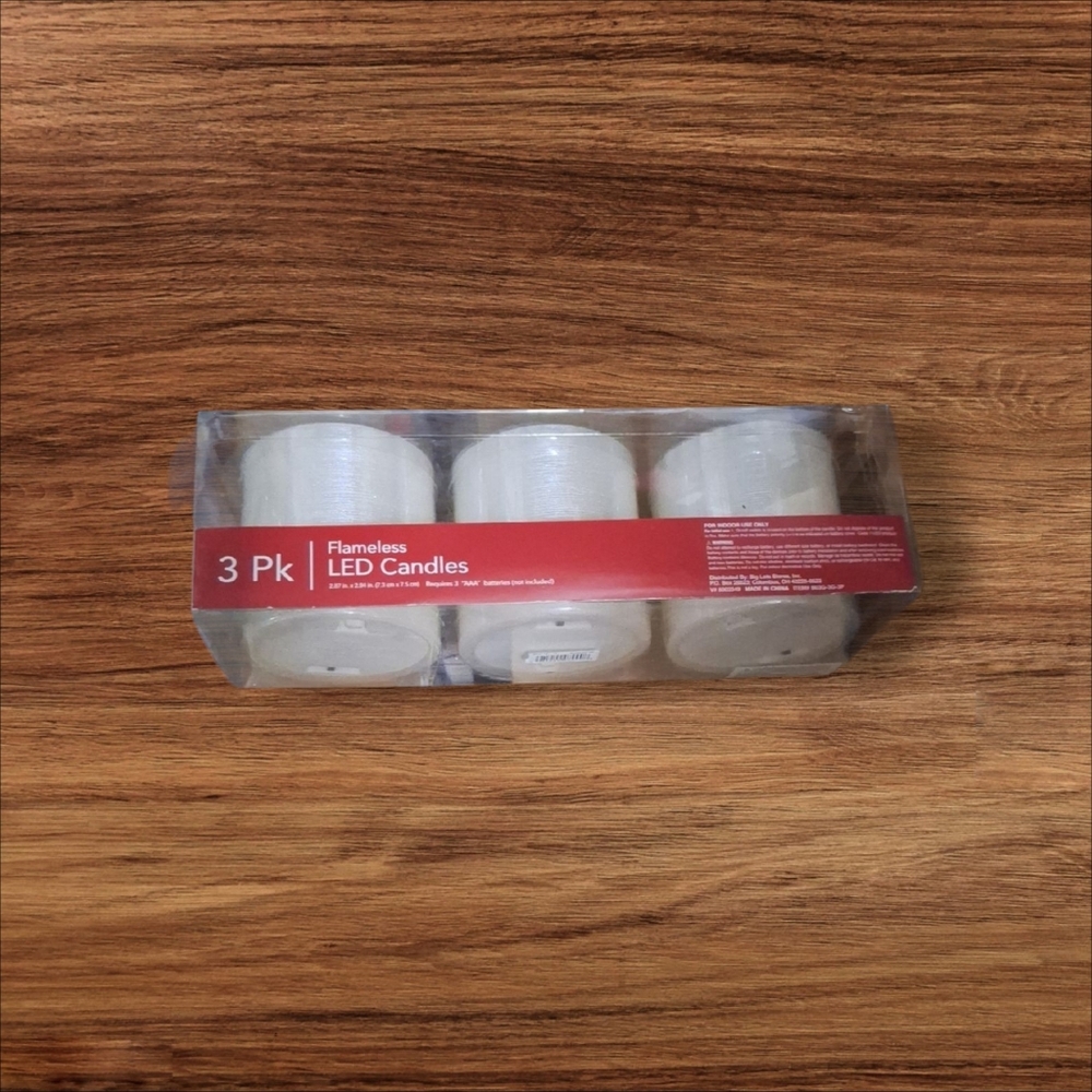 3 Pack Flameless LED Candles - Picture 2 of 11